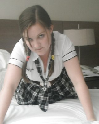 Manchester Slut In School Uniform