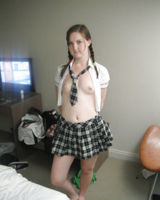 Manchester Slut In School Uniform