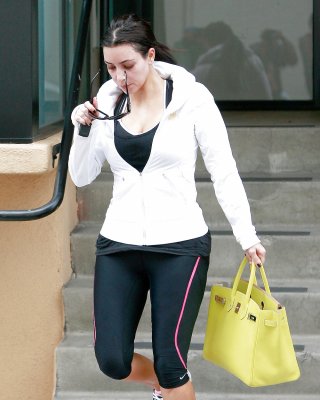 Kim Kardashian Leaving A Gym In Studio City