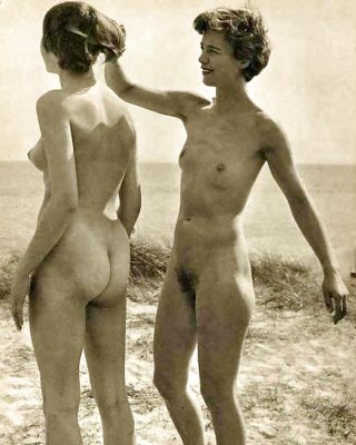 Vintage Beach Nudist