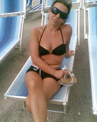 Blonde MILF Hündin #7906676