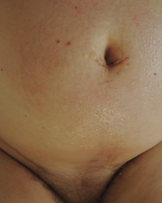 I Am Pregnant Again, 7 Month And 3 Guys Cum On My Belly