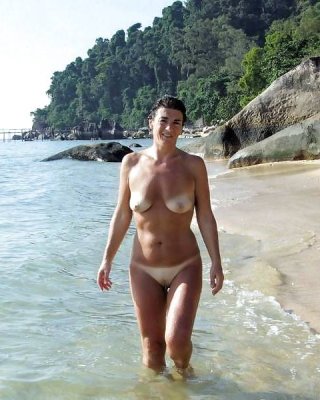 Mature Women On The Beach - 4