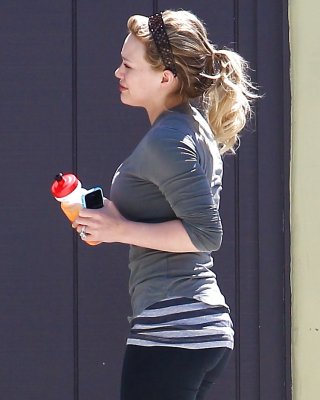 Hilary Duff Candids In Los Angeles