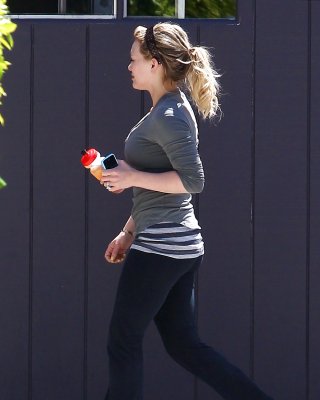 Hilary Duff Candids In Los Angeles