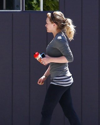 Hilary Duff Candids In Los Angeles