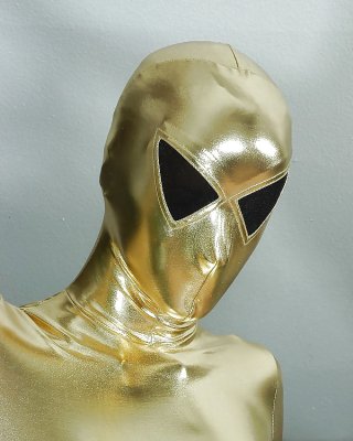 Alien Zentai In Gold Von Cyberfucker)