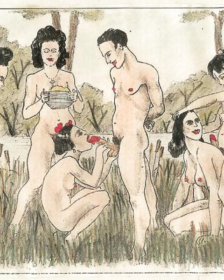 Erotischen Zeichnungen Jahrgang #4104313