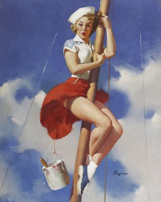 Sexy Vintage Pin - Up Kunst #6041870