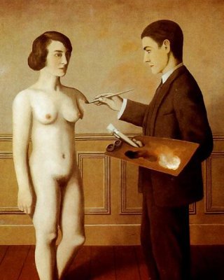 Painted EroPorn Art 110 -  Rene Magritte #17191135