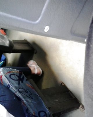 Füße Im Bus Getroffen #18115884