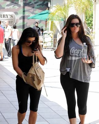 Kim Kardashian Leaving Gym