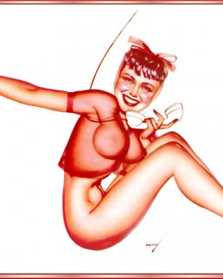 Erotic Calendar 12 - Petty Pin-ups 1956