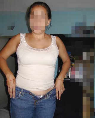 Latina Mature Transparent Fullback Panty