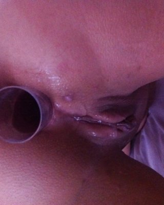 TOPBICHE Anal Gape With Plastic Tube... Deep  Deep Deep....