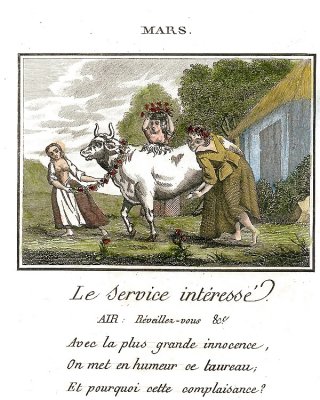 Erotic Calendar 15 - France C. 1760