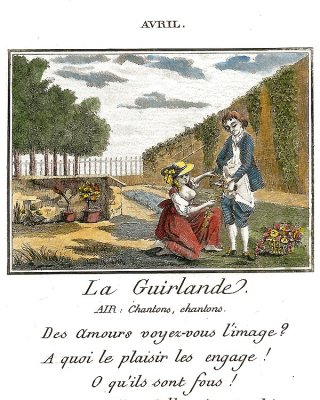 Erotic Calendar 15 - France C. 1760