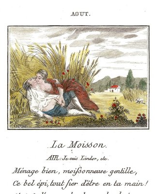 Erotic Calendar 15 - France C. 1760