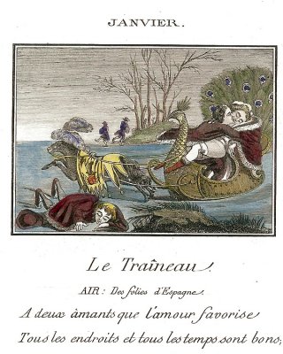 Erotic Calendar 15 - France C. 1760