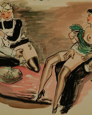 Vintage Erotic Drawings 24