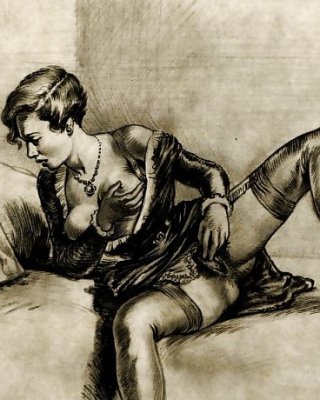 Vintage Erotic Drawings 24