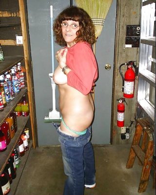 Slut Sandy Works At Our Local Liquor Store