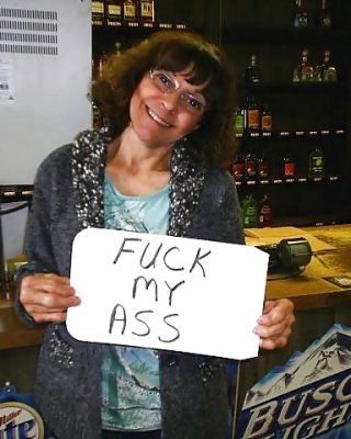 Slut Sandy Works At Our Local Liquor Store