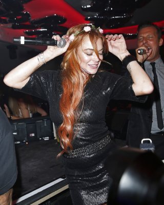 Lindsay Lohan ... At The VIP Room Nightclub