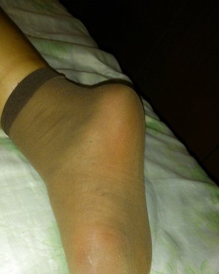 Freundin Nylonsocke #32682441
