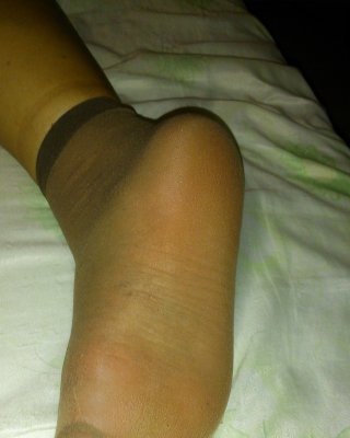 Freundin Nylonsocke #32682452