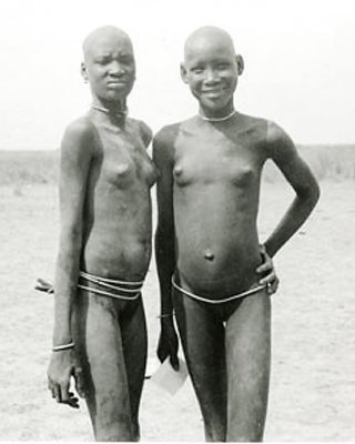 Naive native nudity captured in colonial times #24578384