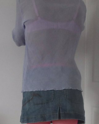 Rosa Netzstrumpfhosen #34869023