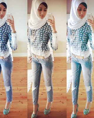 Tall Skinny Hijabi Will Make You CUM!