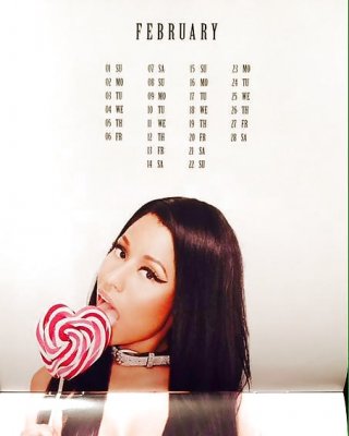 NICKI MINAJ 2015 CALENDAR 