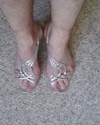 SILVER HIGH HEELS AUGUST 2014