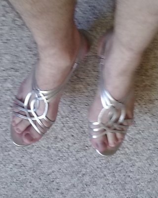 SILVER HIGH HEELS AUGUST 2014