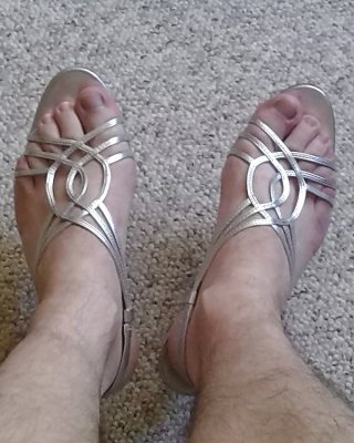 SILVER HIGH HEELS AUGUST 2014