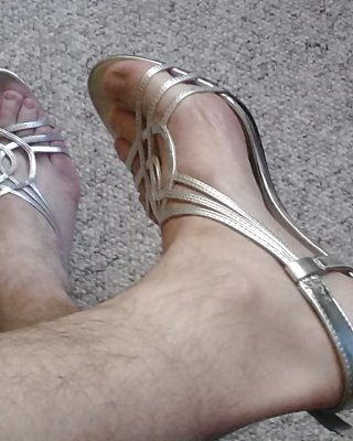 SILVER HIGH HEELS AUGUST 2014