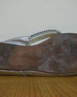 Spot-Silber Pantoffel #39795988