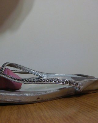 Spot-Silber Pantoffel #39796184