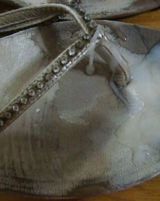 Spot-Silber Pantoffel #39796259