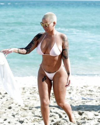 Amber Rose Jet-Ski In Miami #41060155
