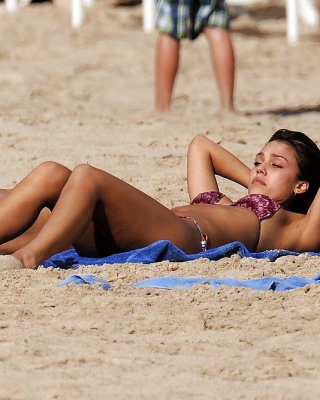 Jessica Alba Beach