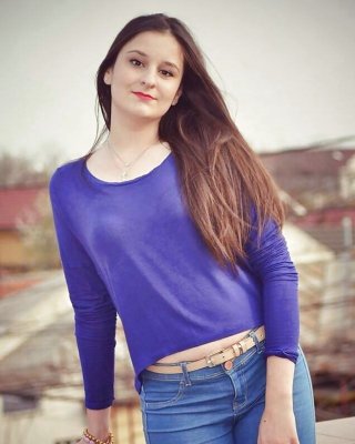 Hot brunette teen with nice boobs. Please cum or cock #28221833