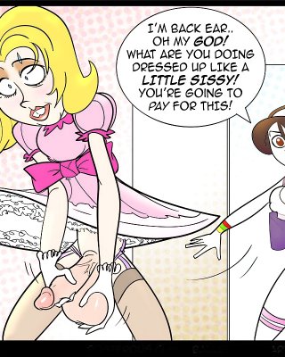 Sissy Cartoons Ball In Play