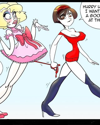 Sissy Cartoons Ball In Play