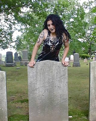 Anastaisa (3) Cemetery (Gothic Alt. Girl)