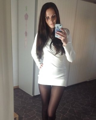 Sexy Nylon Leggings Mädchen #30213971