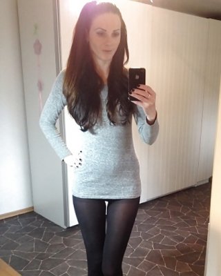 Sexy Nylon Leggings Mädchen #30213978