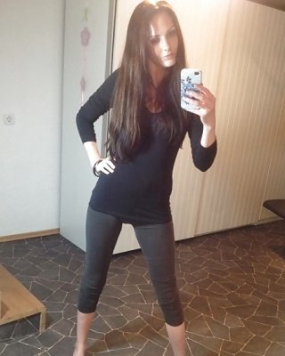 Sexy Nylon Leggings Mädchen #30214000
